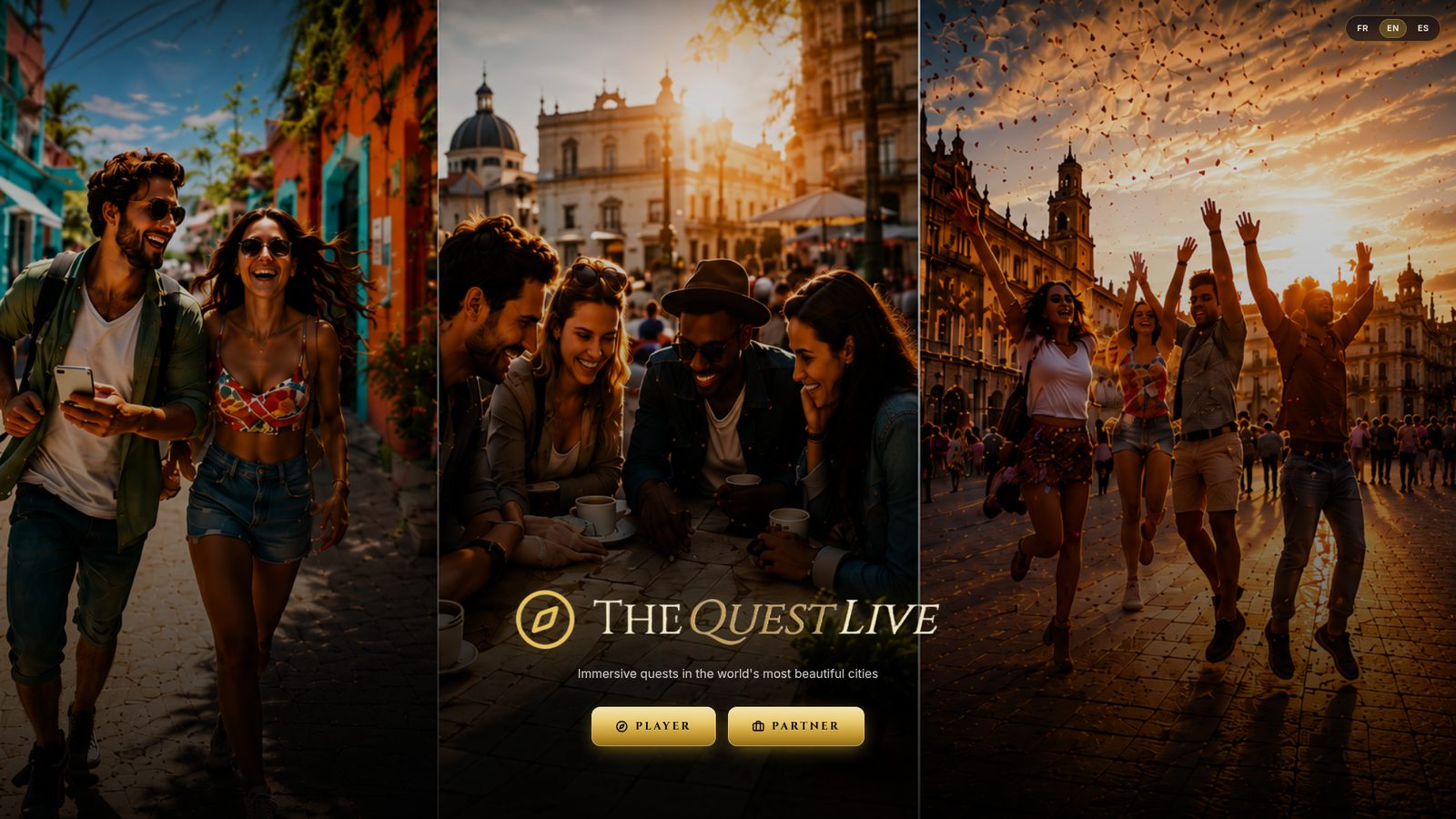 The Quest Live — Plateforme de jeu immersif